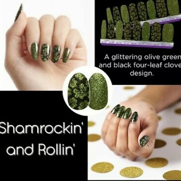 89. Color Street Nail Polish Strips - Shamrockin' and Rollin' - Picture 2 of 4